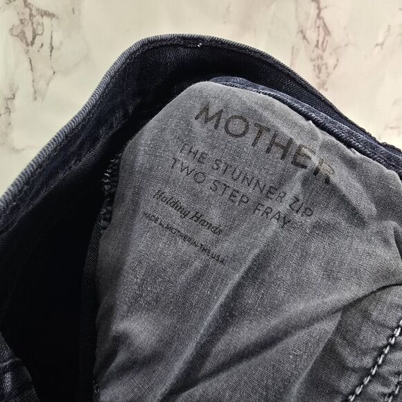 Mother Jeans Women 24 Stunner Zip Two Step Fray Holding Hands High Rise Skinny - Picture 9 of 16